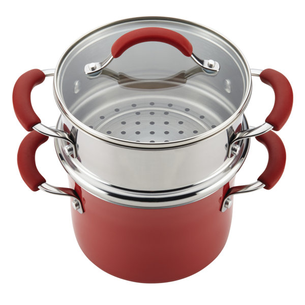 Rachael Ray Cucina Porcelain Enamel Nonstick 12-Piece Cookware Set